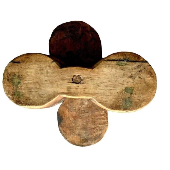 Burl wood Hand Carved Spice Box Early 19c Antique Pennsylvania Kitchenware - Picture 8 of 11